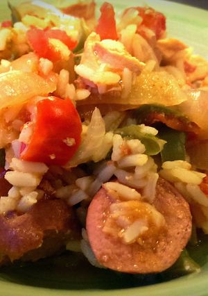 A picture of Crock Pot Skinny Chicken Jambalaya.
