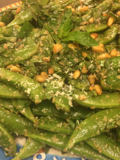A picture of Sugar Snap Pea With Parmigiano Salad.
