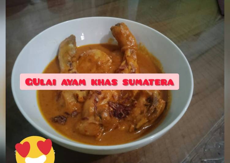 Resep gulai ayam khas sumatera
