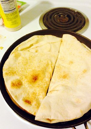 A picture of Zucchini Chicken Quesadillas.