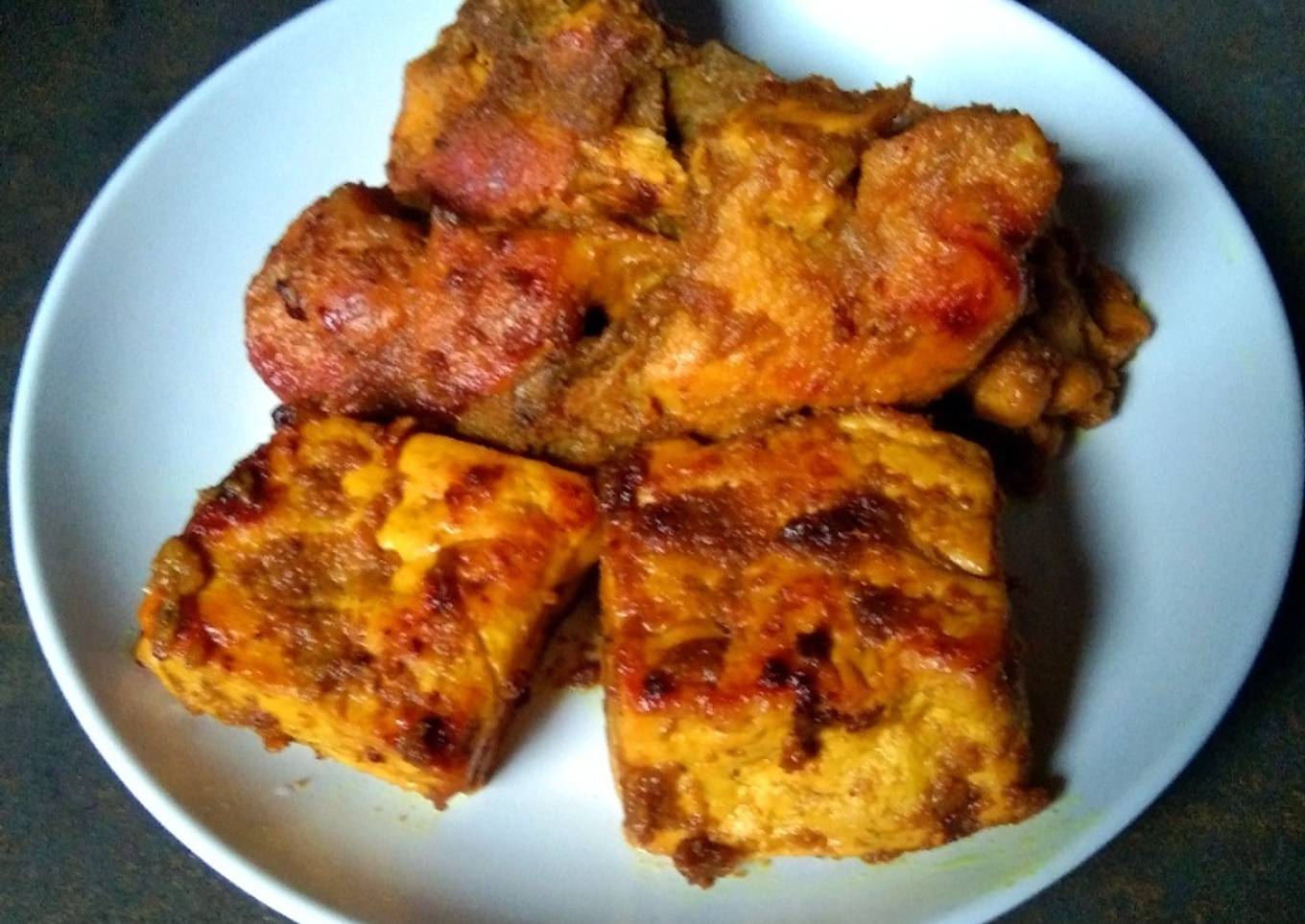 Dada Ayam & Tahu Ungkep Santan