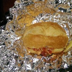 A picture of Mandys hot cheesy salsa rolls.