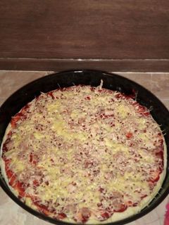 صورة لوصفة بيتزا يا سلام 😋😋😊😊