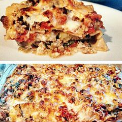 A picture of Chicken & Veggie Lasagna.