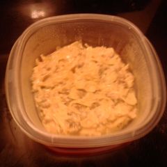 A picture of Nickie's simple beef stroganoff.