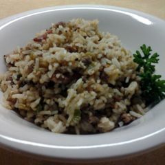 A picture of Cajun Dirty Rice.