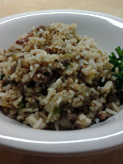 A picture of Cajun Dirty Rice.