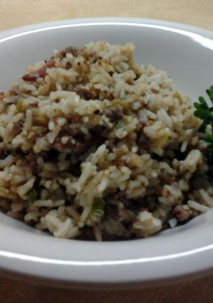 A picture of Cajun Dirty Rice.