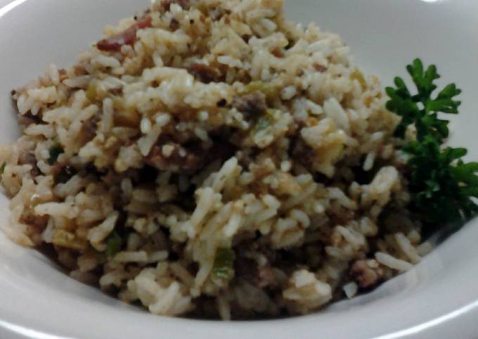 Steps to Prepare Quick Cajun Dirty Rice