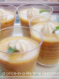 A picture of Banana Custard Pudding.