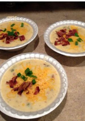 A picture of Easy Loaded Potato Soup.
