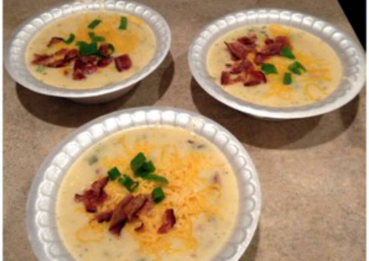 Simple Way to Prepare Super Quick Homemade Easy Loaded Potato Soup