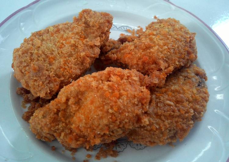 Cara Gampang Membuat Ayam Goreng Crispy (Ayam-ayaman), Bikin Ngiler