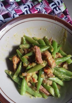 Foto resep Sayur Buncis Santan dengan Daging Sapi