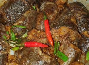 Hình của món Cá rô kho.