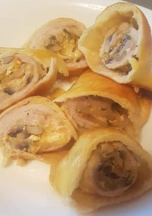 O poză a rețetei Cordon bleu în aluat.