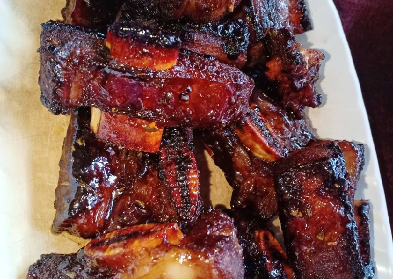 Iga sapi panggang oven
