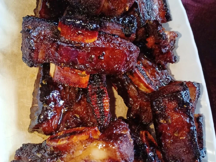 Langkah Mudah untuk Membuat Resep Iga sapi panggang oven Anti Ribet, Lezat