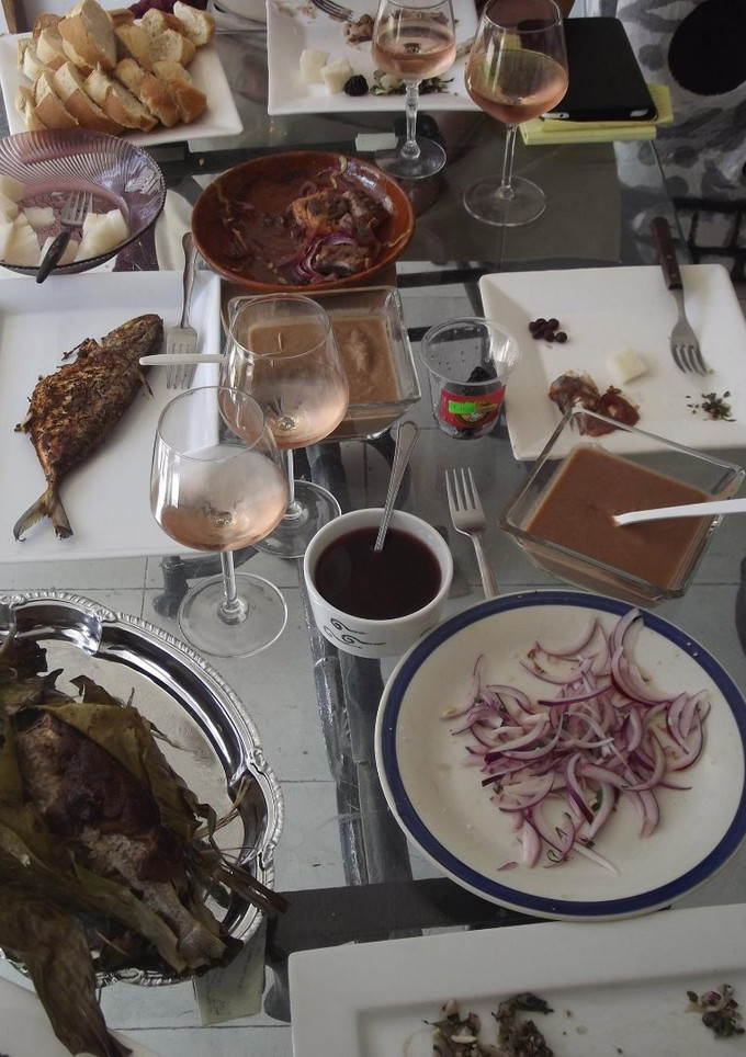 Una foto de Salsa de cacahuate para pescado