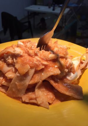 Una foto de Chilaquiles