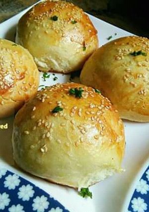 A picture of Soft n fluffy stuffed buns without oven #ramadankitayari.