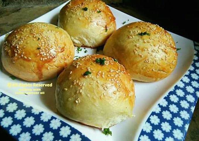 Soft n fluffy stuffed buns without oven #ramadankitayari