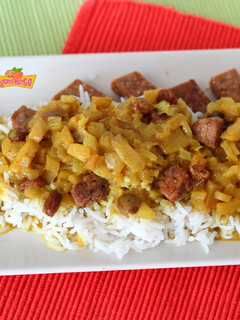 Una foto de Arroz basmati con curry