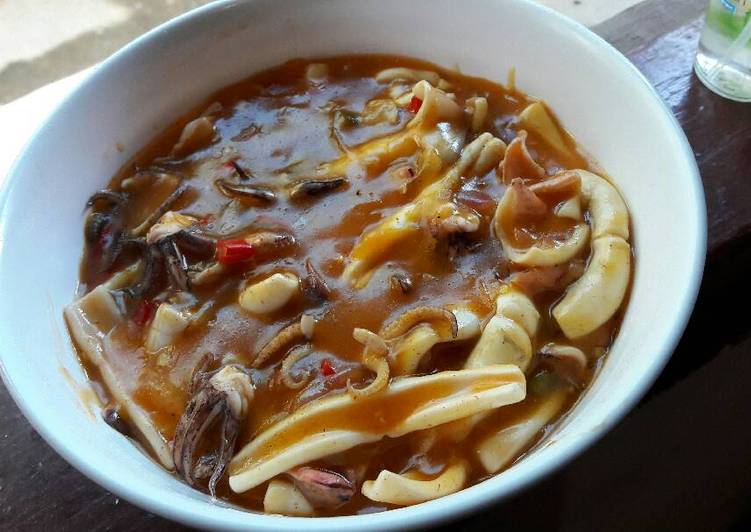 Resep Cumi asam manis kental enak, Lezat Sekali