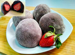 Foto resep Strawberry Chocolate Mochi (Daifuku Mochi)