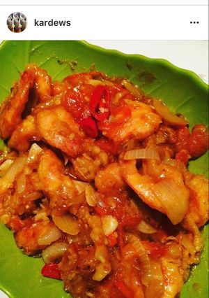 Foto resep Udang saus padang