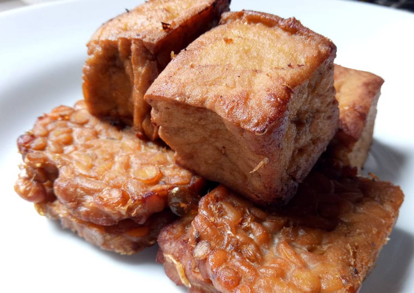 Tahu Tempe Bacem Bakar