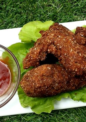 A picture of Cripsy fried chicken.