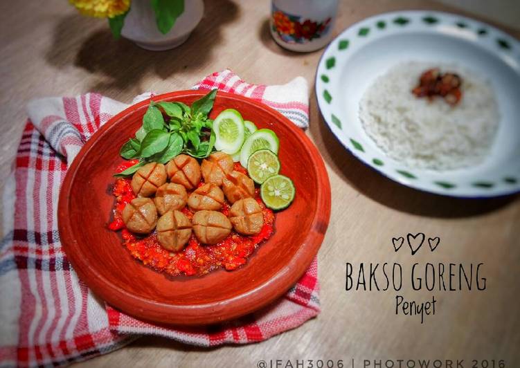 Bakso Goreng Penyet