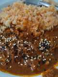Mole rapidito con pollo