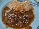 Mole rapidito con pollo