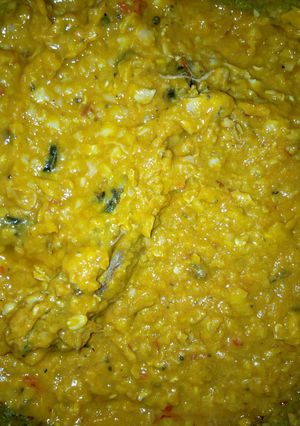 A picture of Beans soup(obo egwa).