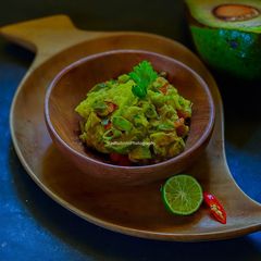 A picture of Green Mango Guacamole.