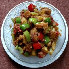 Potao Capsicam Bhujia A picture of Potao Capsicam Bhujia.