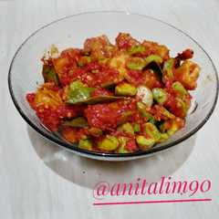 A picture of Sambal pete vegetarian.