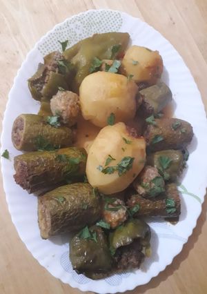 صورة لوصفة دولمة بالخضر