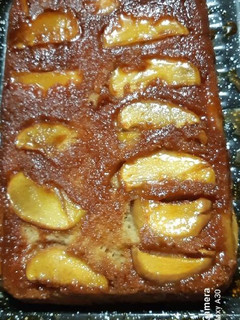 Una foto de Torta de manzana invertida