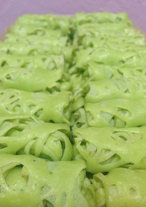 Foto resep Roti jala pandan