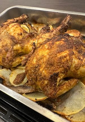 A picture of Roast Spring Chicken 燒春雞.