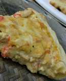 Tarta cremosa de pollo