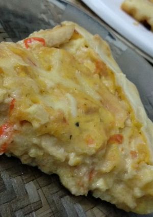 Una foto de Tarta cremosa de pollo