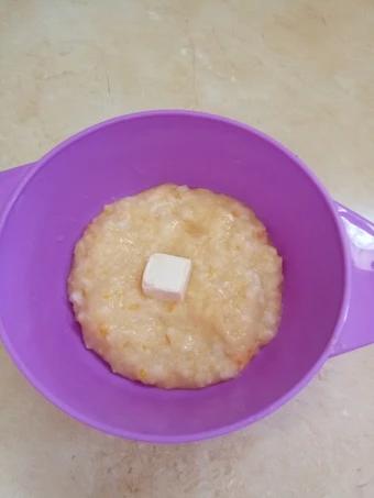 Cara Gampang Membuat Resep Mpasi 7m+ Bubur ayam kentang wortel yang Sempurna Anti Ribet, Mantap