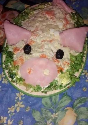 Una foto de Ensalada Rusa divertida
