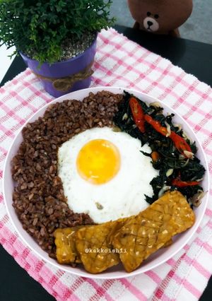 Foto resep Javanese Bibimbap (Nasi Campur Jawa)