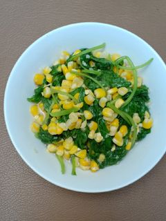 Foto resep Tumis bayam jagung