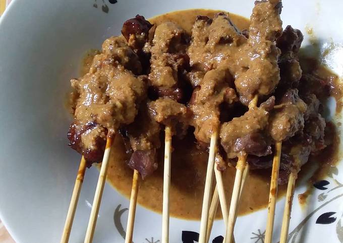 Resep Sate bumbu kacang&#39;simpel&#39; Anti Gagal